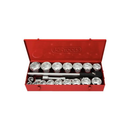 Coffret de douilles 6 pans 36 à 80 mm