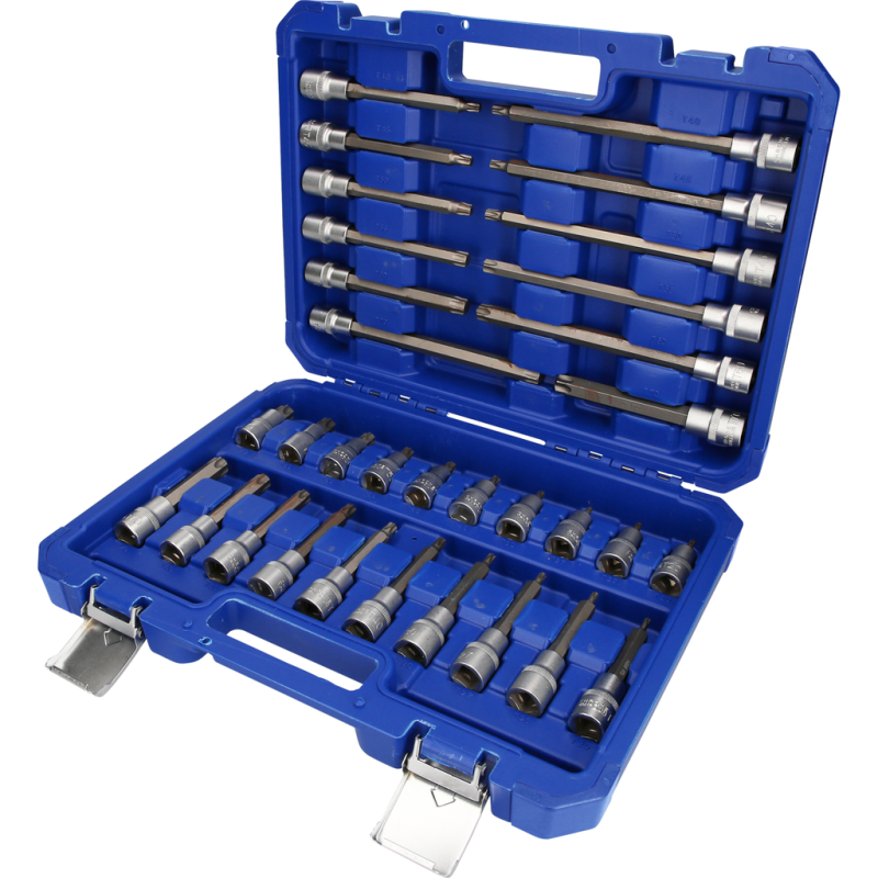 Coffret de douilles 1/2'' - Profilé TORX® - 32 pièces