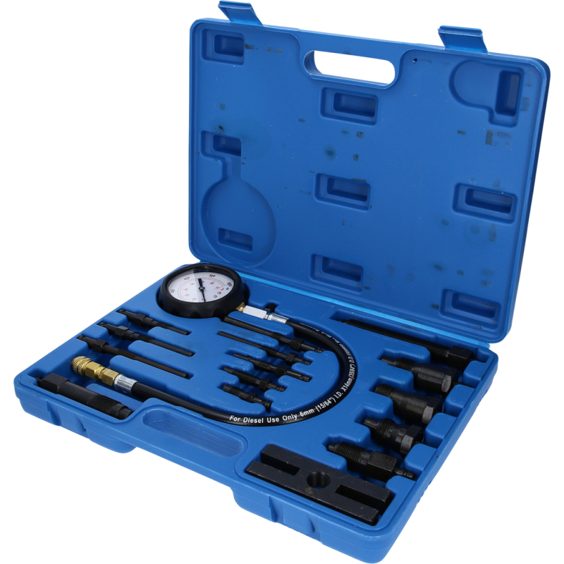 Coffret de contrôle de compression pour moteurs diesel - 18 pièces