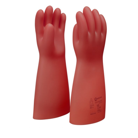 Gants d'électricien en latex naturel - T10