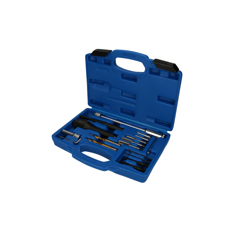 Coffret de réparation de filetage pourbougies de préchauffage 16 pcs