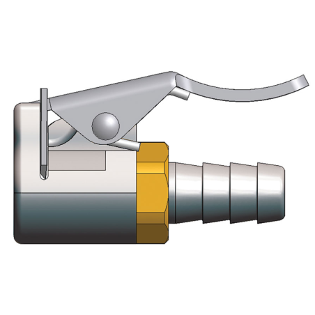 Embout de gonflage rapide pour tuyau 7x13mm