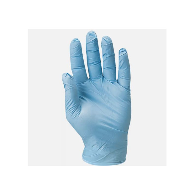 Gants Nitrile bleu 5900 poudré TAILLE M (100 gants)