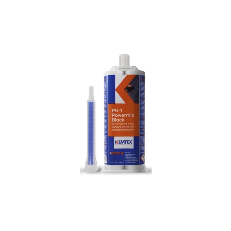 Colle réparation plastiques Kemfix PU-1 transparent (50 ml)