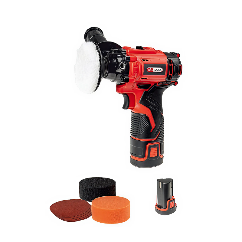 Polisseuse sur batterie + accessoires - 12V (⌀75mm)