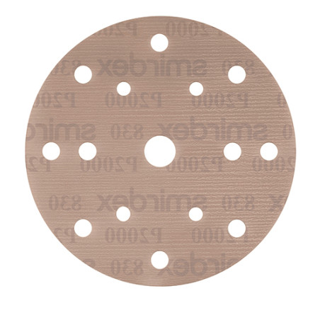 Disques film velcro Ø150mm 15 trous - Gamme 830 (x100)