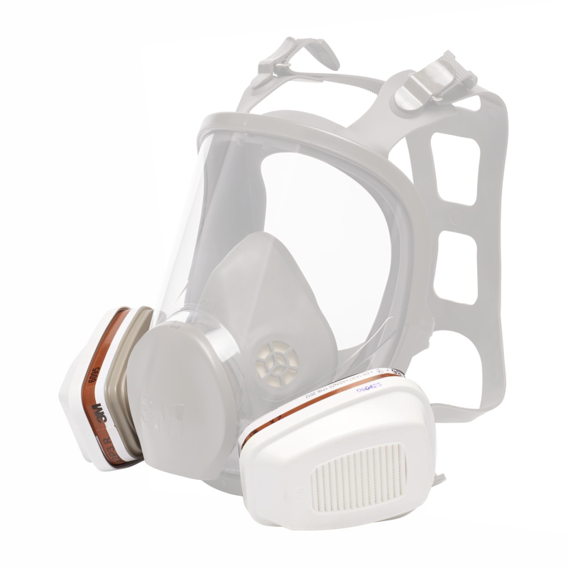 Filtre à gaz, vapeurs et particules pour masques 3M™ - A2P3 R