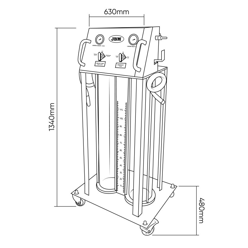 Machine de vidange de liquide de refroidissement