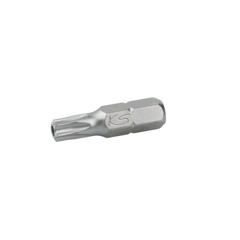 Embout de vissage KS TORX percé 20 - entraînement 6,35 m *** 911.2289