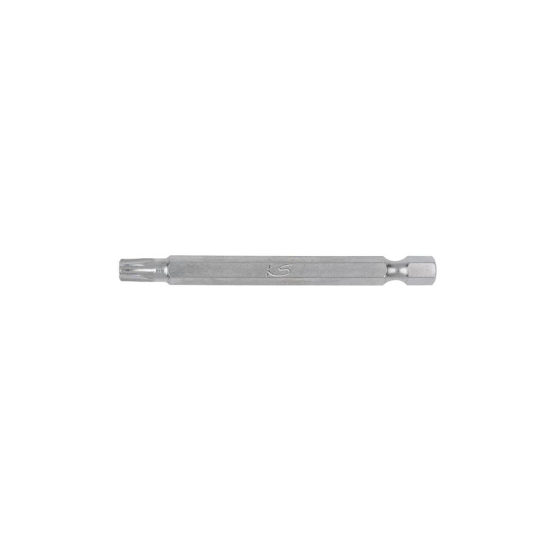 Boite de 5 embouts de vissage TORX® percé, L.75 mm - 1/4'' - T35