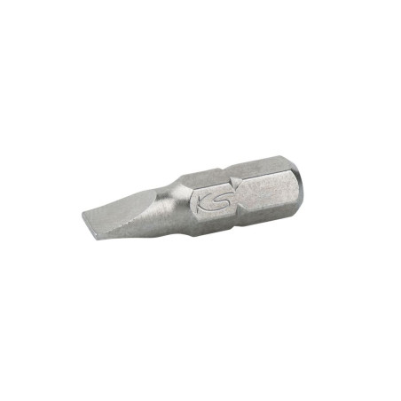 Boîte de 5 embouts de vissage Fente, L.25 mm - 1/4'' - 5,5 mm