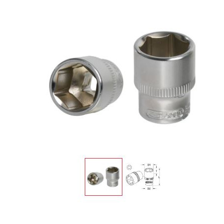 Douille 6 pans ULTIMATE® 1/4'', 4 mm