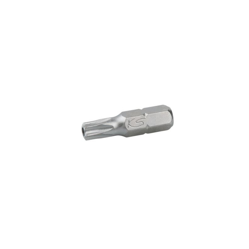 Embout de vissage TORX® percé, L.30 mm - 5/16'' - T55
