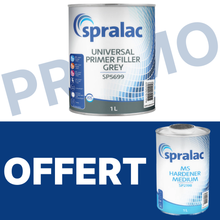PACK ESSAI : Apprêt SP5699 (3L) + 1 durcisseur SP2198 medium (1L) OFFERT