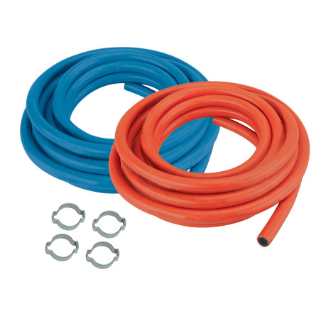 Lot de 2 tuyaux OX & AD Ø10mm + colliers - 4m