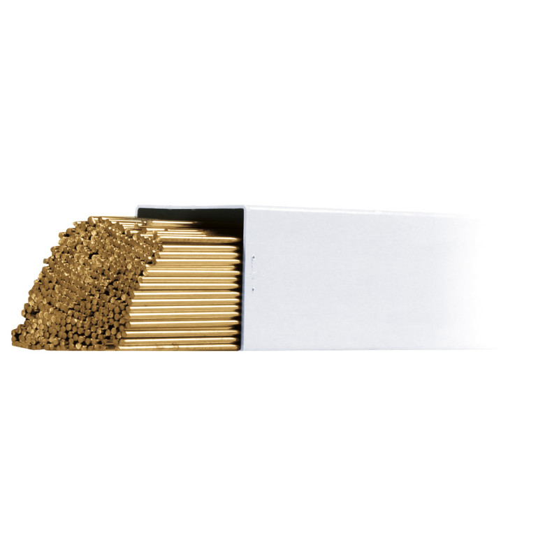 142 baguettes TIG acier (SG2) ER70S-6 / W3Si1 Ø2,4 - Carton 5kg