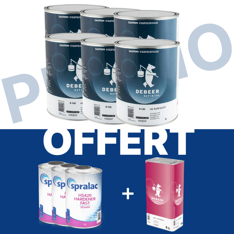 PACK apprêt, durcisseur et diluant
