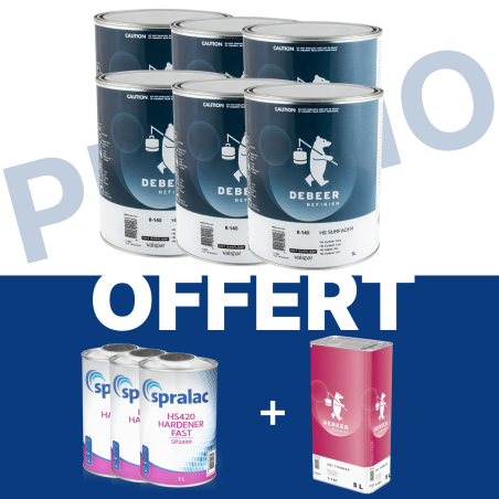 PACK apprêt, durcisseur et diluant