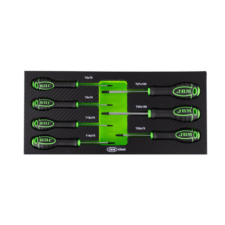 Jeu de 7 tournevis TORX avec EVA carbone (MODULE)