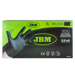 100 gants nitrile jetables noir (XL)