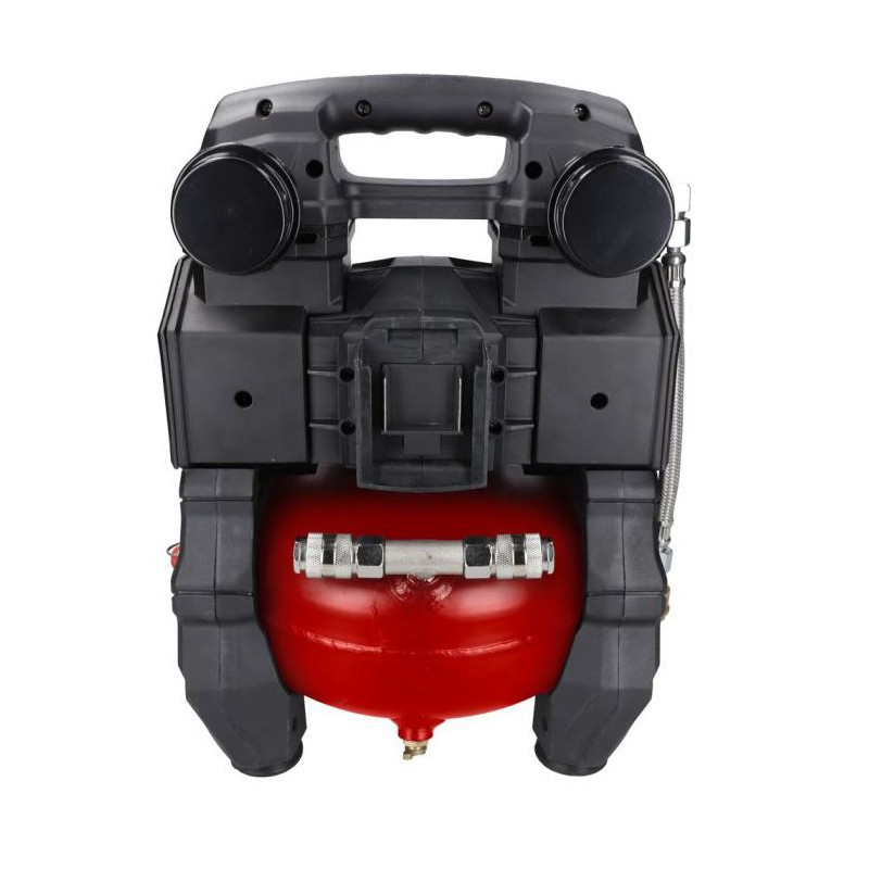 Compresseur portatif silencieux 5L sur batterie avec une batterie 4Ah