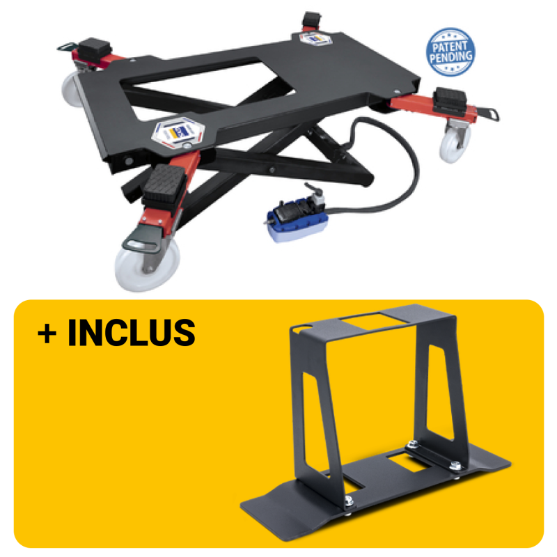 Pack ERGOLIFT : Table de levage ergolift + Support pompe