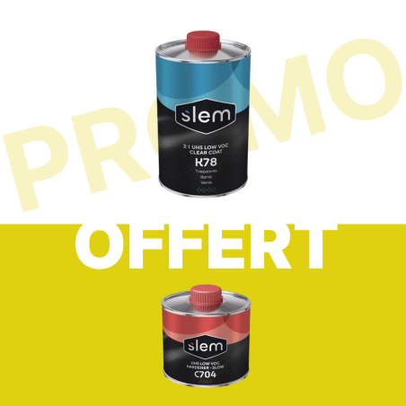 PACK VERNIS K78 :5L DE VERNIS + 2.5L C704 Durcisseur UHS LENT