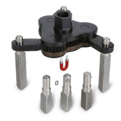 Coffret clé autoréglable à 3 bras pour filtre à huile