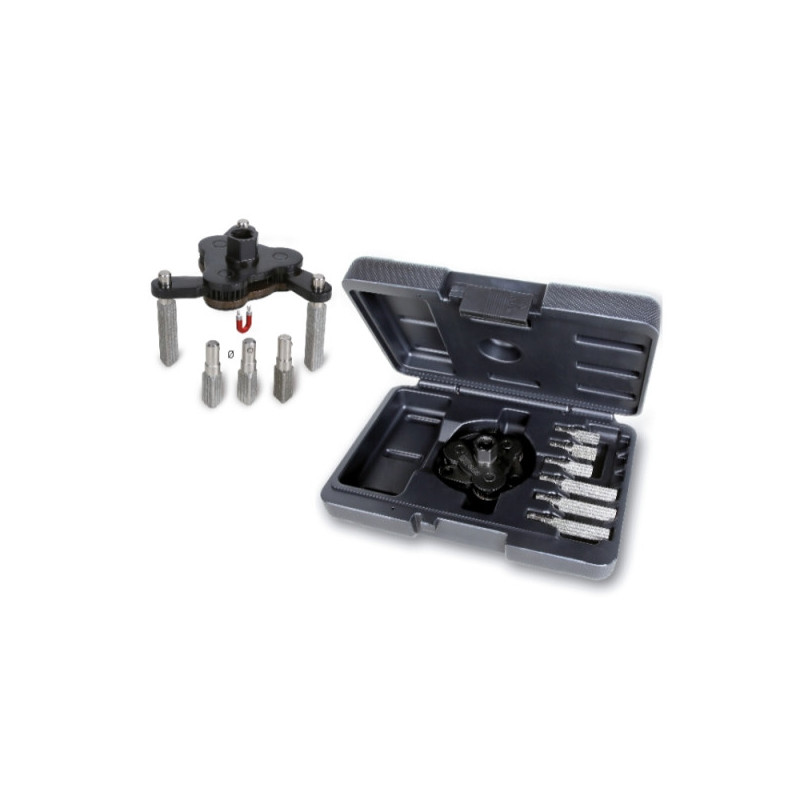 Coffret clé autoréglable à 3 bras pour filtre à huile