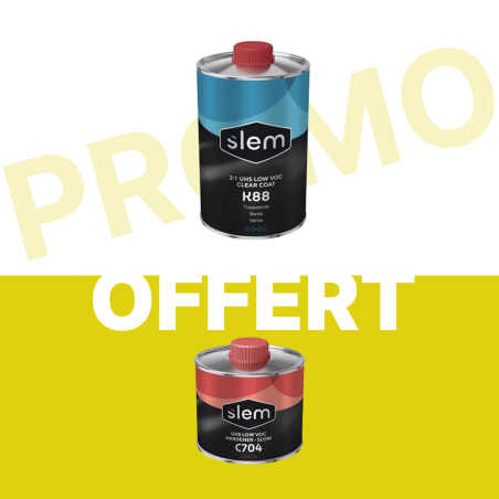 PACK VERNIS K88 : 5L DE VERNIS +2.5L DURCISSEUR LENT