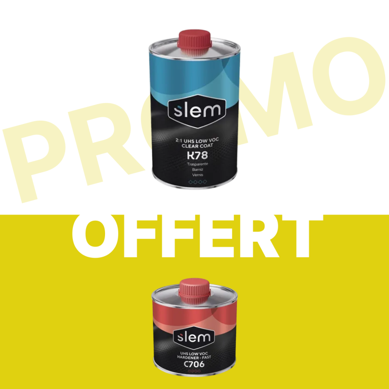 PACK VERNIS K78 : 5L DE VERNIS + 2.5l DE DURCISSEUR RAPIDE C706