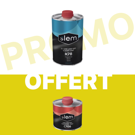 PACK VERNIS K78 : 5L DE VERNIS + 2.5l DE DURCISSEUR RAPIDE C706