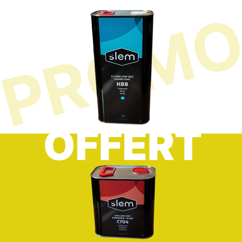 PACK VERNIS K88 : 5L DE VERNIS +2.5L DURCISSEUR LENT