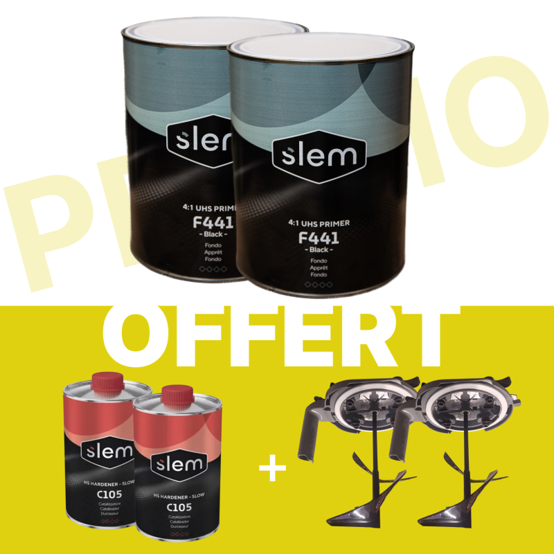 PACK APPRET F441-1APPRET NOIR 4L+1BLANC 4L+2LDE DURCI C105+2MELANGEUR