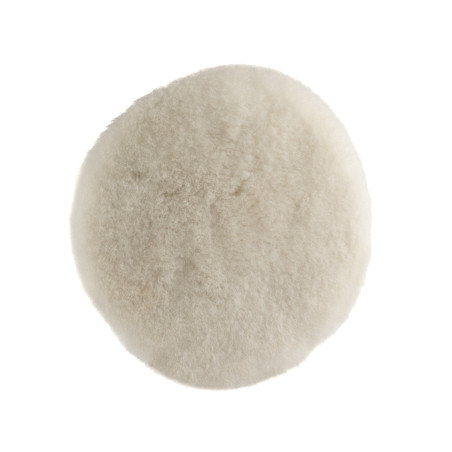 2 Tampon en laine d'agneau naturelle Ø180mm auto agrippante