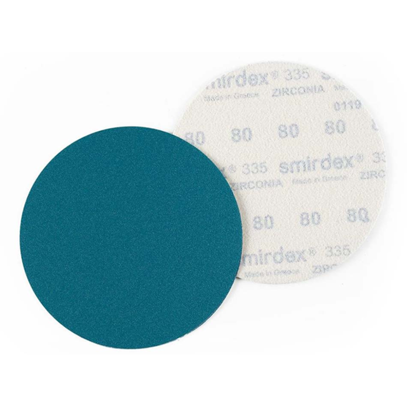 50 disques velcro ZIRCONIA VELOUR Ø125 sans trous G40.