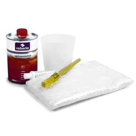 KIT VETRORESINA Resine 2K + Fibre 1m²