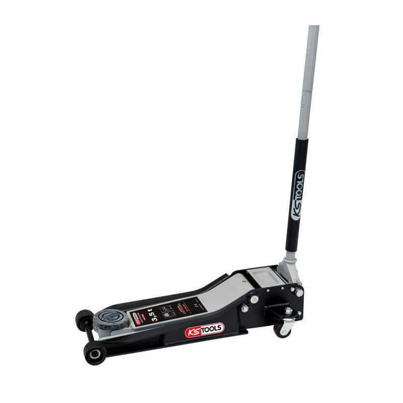 Cric hydraulique long extra-bas acier ULTIMATE XL, 3,5t