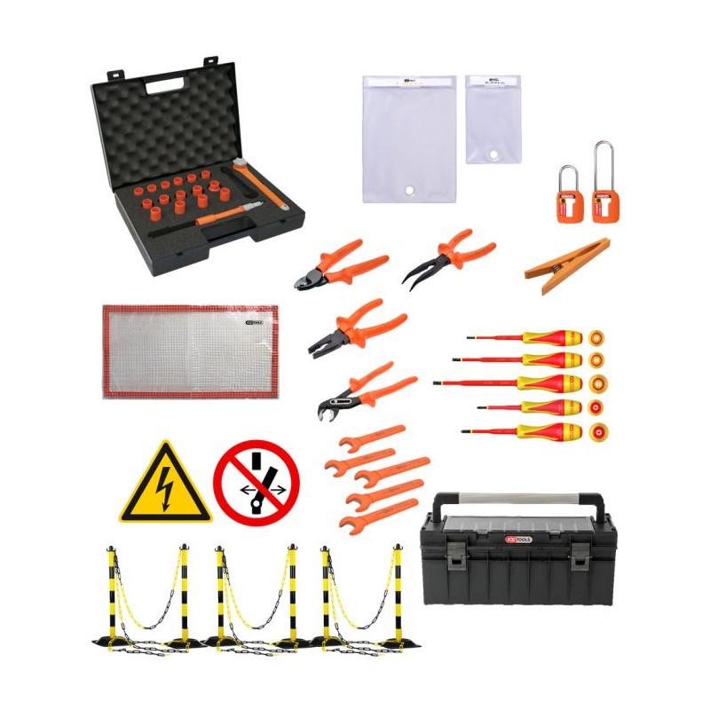 Kit d'outils pour travail sur véhicules électriques ou hybrides