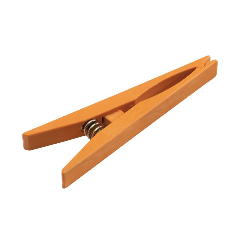 Pince de fixation plastique à ressort isolée 1000V, 165 x 18 mm