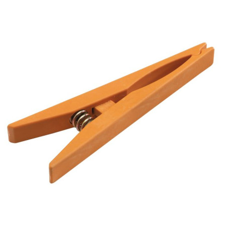 Pince de fixation plastique à ressort isolée 1000V, 165 x 18 mm