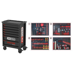 Servante 7 tiroirs édition limitée équipée de 208 pièces