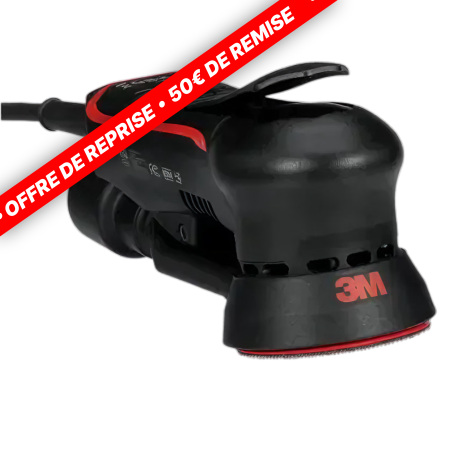 Ponceuse orbitale électrique Ø75 2.5 230V fiche type E/F aspiration