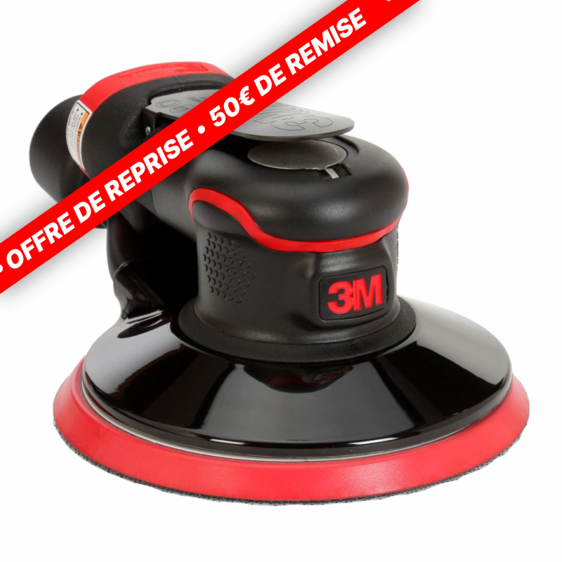 Ponceuse orbitale pneumatique 3M™ - ⌀150 mm, orbite 8mm