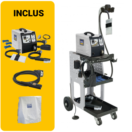 PACK TPG - GYSDUCTION COMPLET + chariot  + thermomètre infra rouge