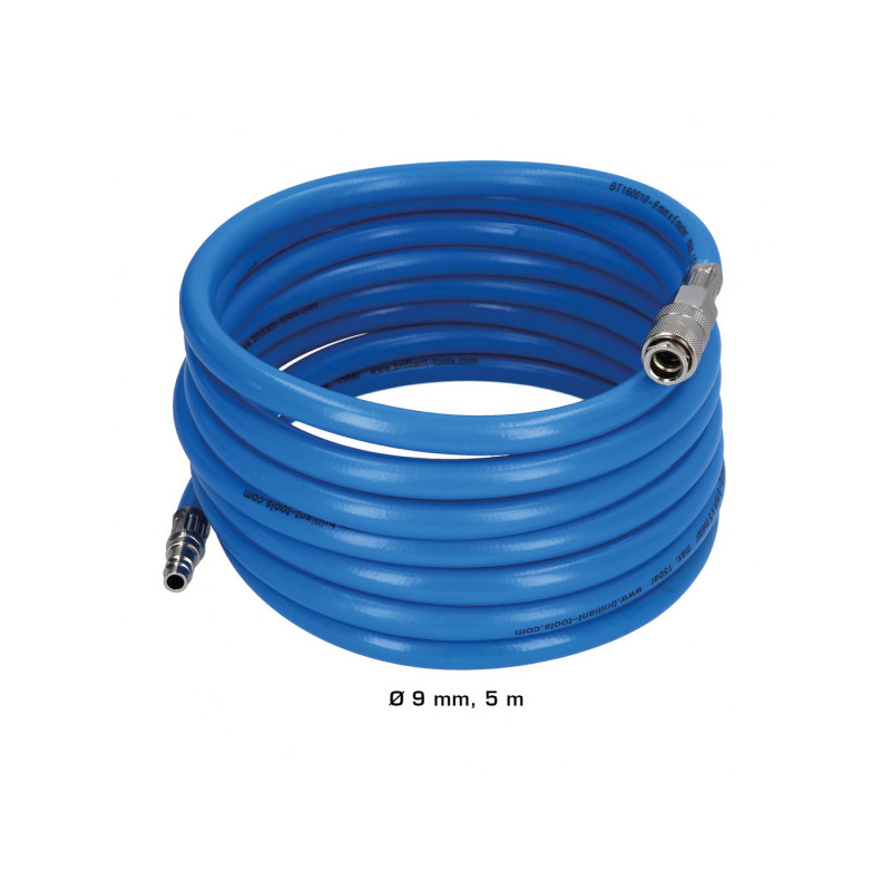 Tuyau pneumatique, Ø 9 mm, 5m
