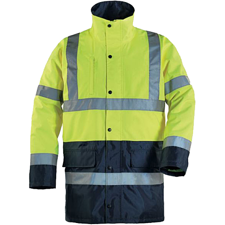 Parka HI0WAY, jaune HV/marine, Polyester Oxford 300D, XL ****
