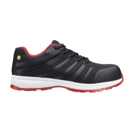 Coverguard : Chaussure de sécurité GALAXITE Basse Noir Rouge ESD T43
