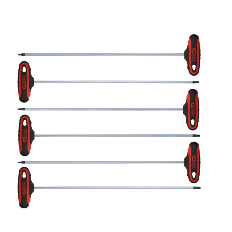KS TOOLS : Jeu de clés mâles Torx poignées en T, L.375 mm