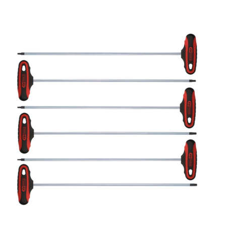 KS TOOLS : Jeu de clés mâles Torx poignées en T, L.375 mm